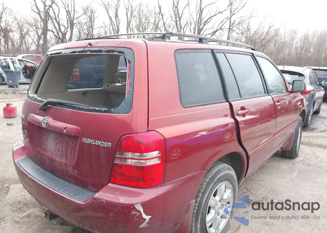 2001 Toyota Highlander V6 z USA, uszkodzony, nr VIN JTEHF21A310026562